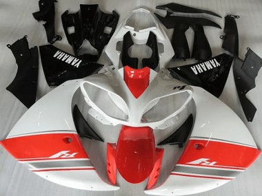 Racy Rot Weiß Schwarz Yamaha R1 2009-2011 Motorrad Verkleidungen