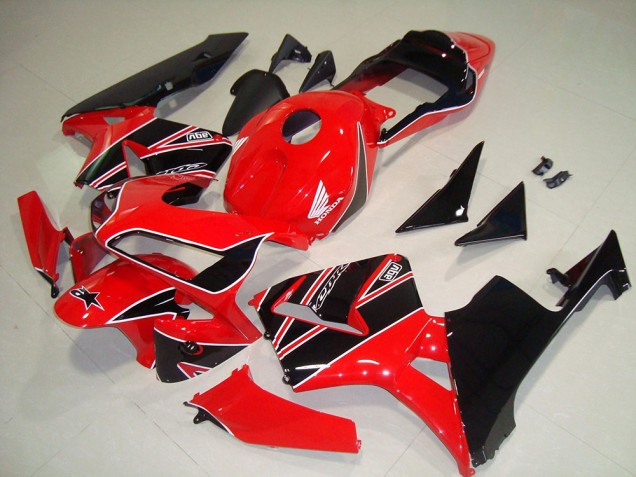 Rot Schwarz Honda CBR 600 RR 2003-2004 Motorrad Verkleidung