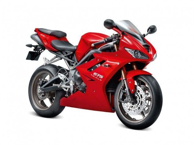 Rot Triumph Daytona 675 Triple 2009-2012 Motorrad Verkleidungen