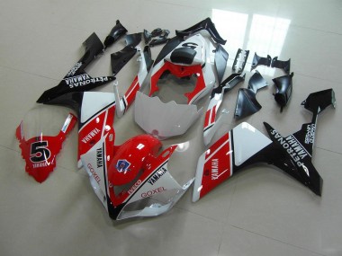 Rot Weiß Aufkleber Yamaha R1 2007-2008 Motorrad Verkleidungen