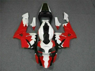 Rot Weiß Honda CBR 600 RR 2003-2004 Motorrad Verkleidungen