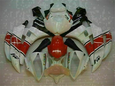 Rot Weiß Yamaha R6 2006-2007 Motorrad Verkleidung