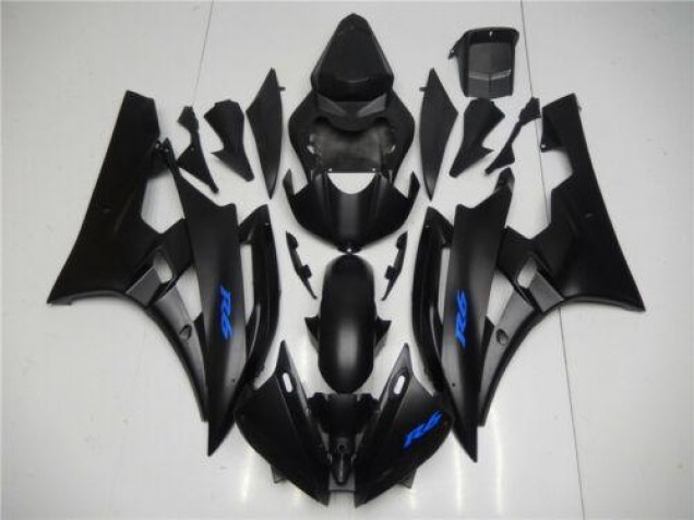 Schwarz Blau Yamaha R6 2006-2007 Motorrad Verkleidungen