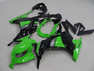 Schwarz Grün Kawasaki ZX 300R 2013-2016 Motorrad Verkleidungen