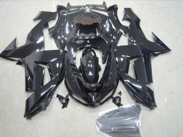 Schwarz Kawasaki ZX10R 2006-2007 Motorrad Verkleidungen