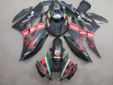 Schwarz Motul 46 Yamaha R6 2006-2007 Motorrad Verkleidungen