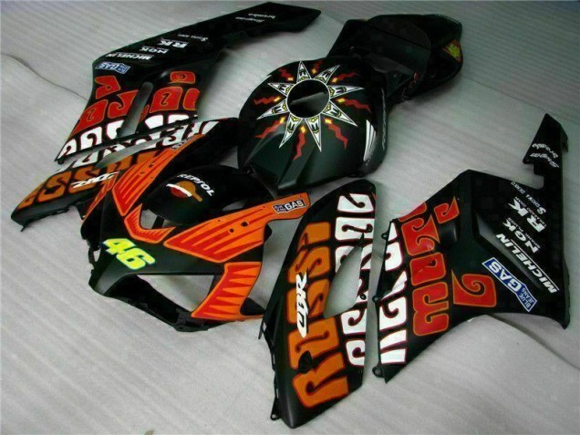 Schwarz Orange Honda CBR 1000 RR 2004-2005 Motorrad Verkleidungen