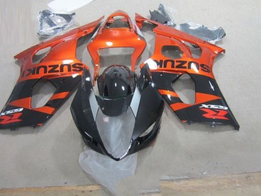 Schwarz Orange Suzuki GSXR 1000 K3 2003-2004 Motorrad Verkleidungen