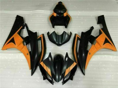 Schwarz Orange Yamaha R6 2006-2007 Motorrad Verkleidungen