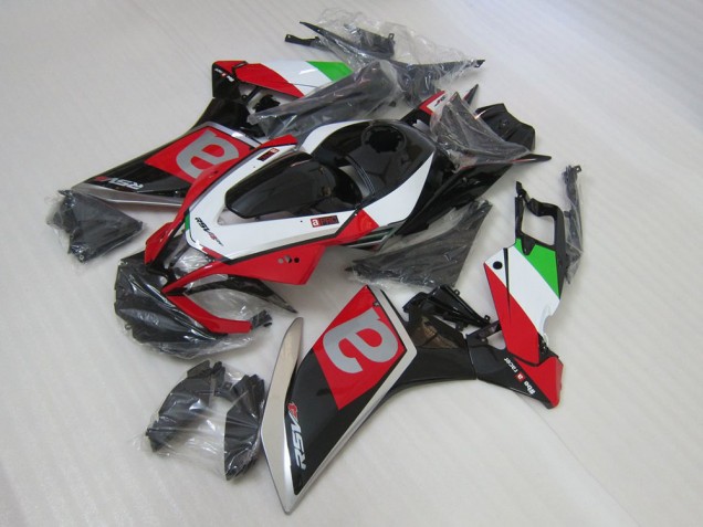 Schwarz Rot Aprilia RSV4 2009-2015 Motorrad Vollverkleidung