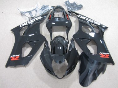 Schwarz Suzuki GSXR 1000 K3 2003-2004 Motorrad Vollverkleidung