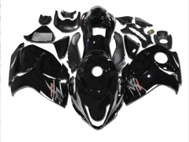 Schwarz Suzuki GSXR 1300 Hayabusa 2008-2019 Motorrad Verkleidungen