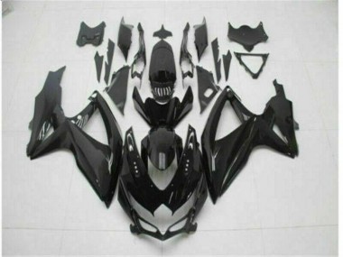 Schwarz Suzuki GSXR 600 / 750 K8 2008-2010 Motorrad Verkleidungen & Plastik