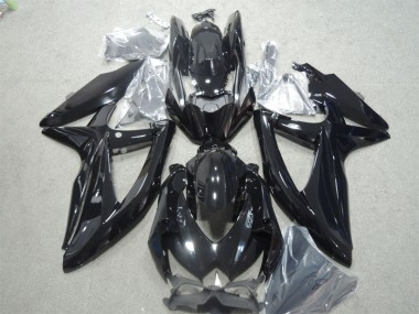 Schwarz Suzuki GSXR 600 K8 2008-2010 Motorrad Verkleidungen