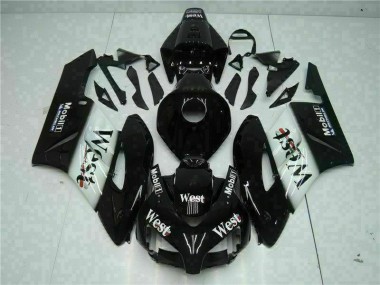 Schwarz West Honda CBR 1000 RR 2004-2005 Motorrad Verkleidungen