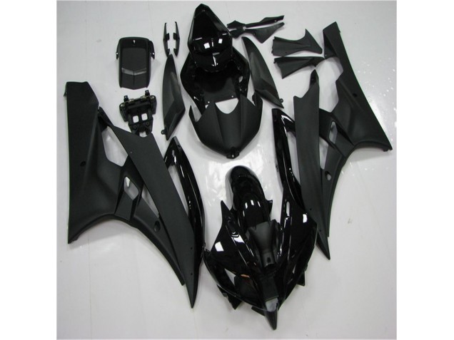 Schwarz Yamaha R6 2006-2007 Motorrad Verkleidungen & Plastik