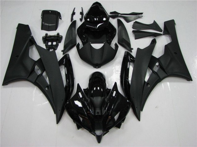 Schwarz Yamaha R6 2006-2007 Motorrad Verkleidungen & Plastik