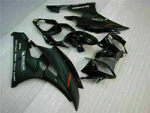 Schwarz Yamaha R6 2006-2007 Motorrad VollVerkleidungen & Plastik