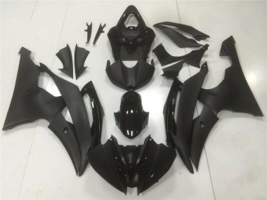 Schwarz Yamaha R6 2008-2016 Motorrad Verkleidungen Komplett Sets