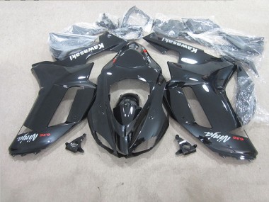 Schwarzer Ninja 636 Kawasaki ZX6R 2007-2008 Motorrad Verkleidungen