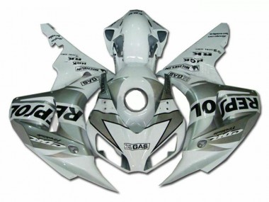 Silber Repsol Honda CBR 1000 RR 2004-2005 Motorrad Verkleidung