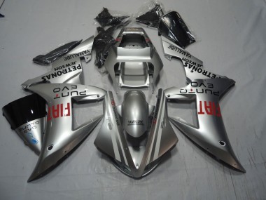 Silber Rot Fiat Honda CBR 1000 RR 2004-2005 Motorrad Verkleidungen