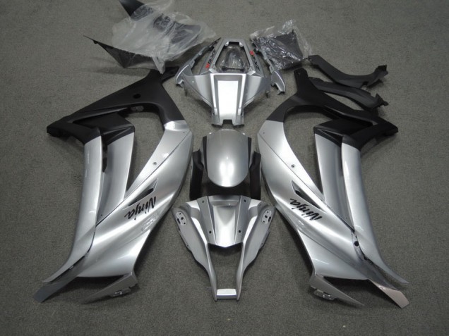 Silber Schwarz Ninja Kawasaki ZX10R 2011-2015 Motorrad Verkleidungen