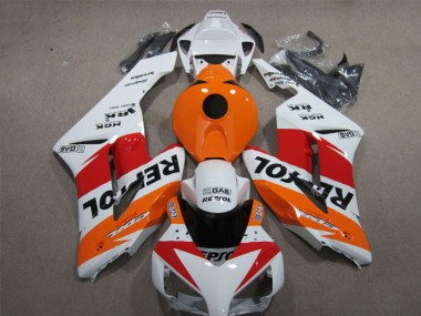 Weiß Orange Repsol Honda CBR 1000 RR 2004-2005 Motorrad Verkleidungen