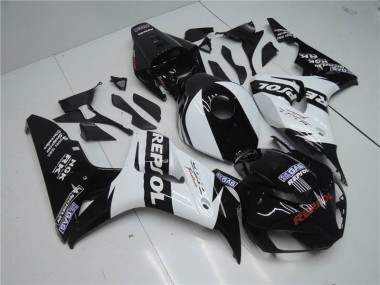 Weiß Repsol Schwarz Honda CBR 1000 RR 2004-2005 Motorrad Verkleidungen