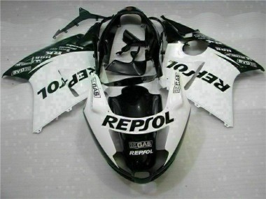 Weiß Schwarz Repsol Honda CBR 1100 XX 1996-2007 Motorrad Verkleidungen